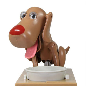 Dog Eating Coin Bank